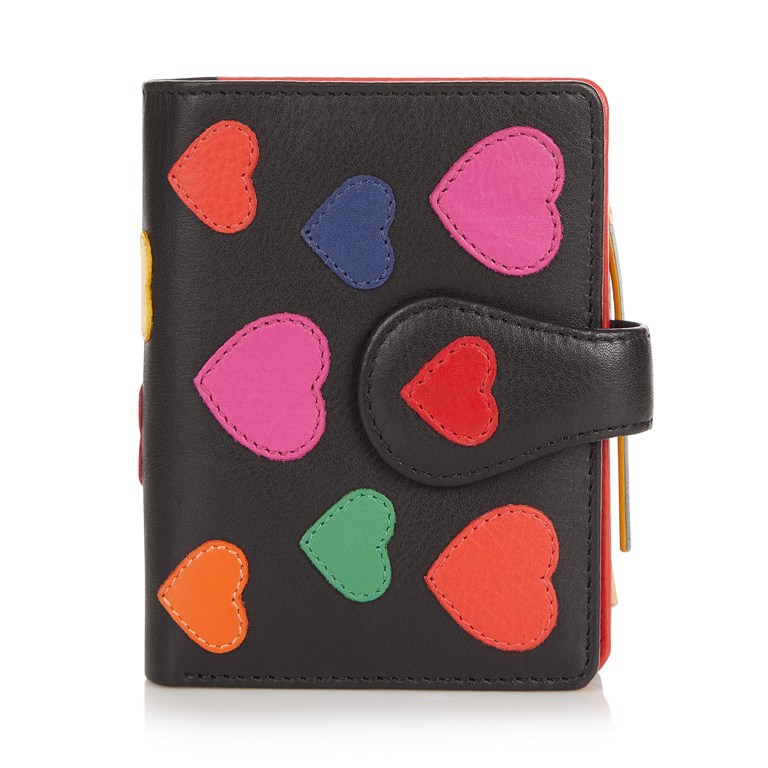 Visconti Polka portafoglio donna LV S 11,5x9 cm Cuori RFID