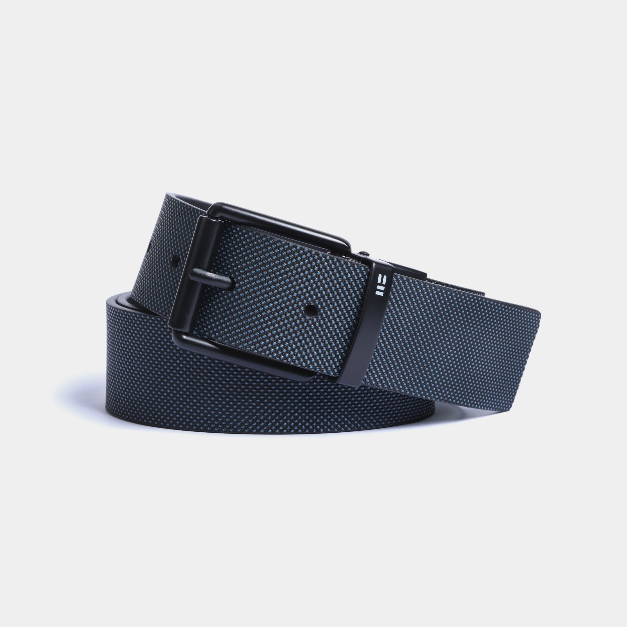 Miguel Bellido Cinturones cinturón reversible grabado piel vacuno Navy talla 85