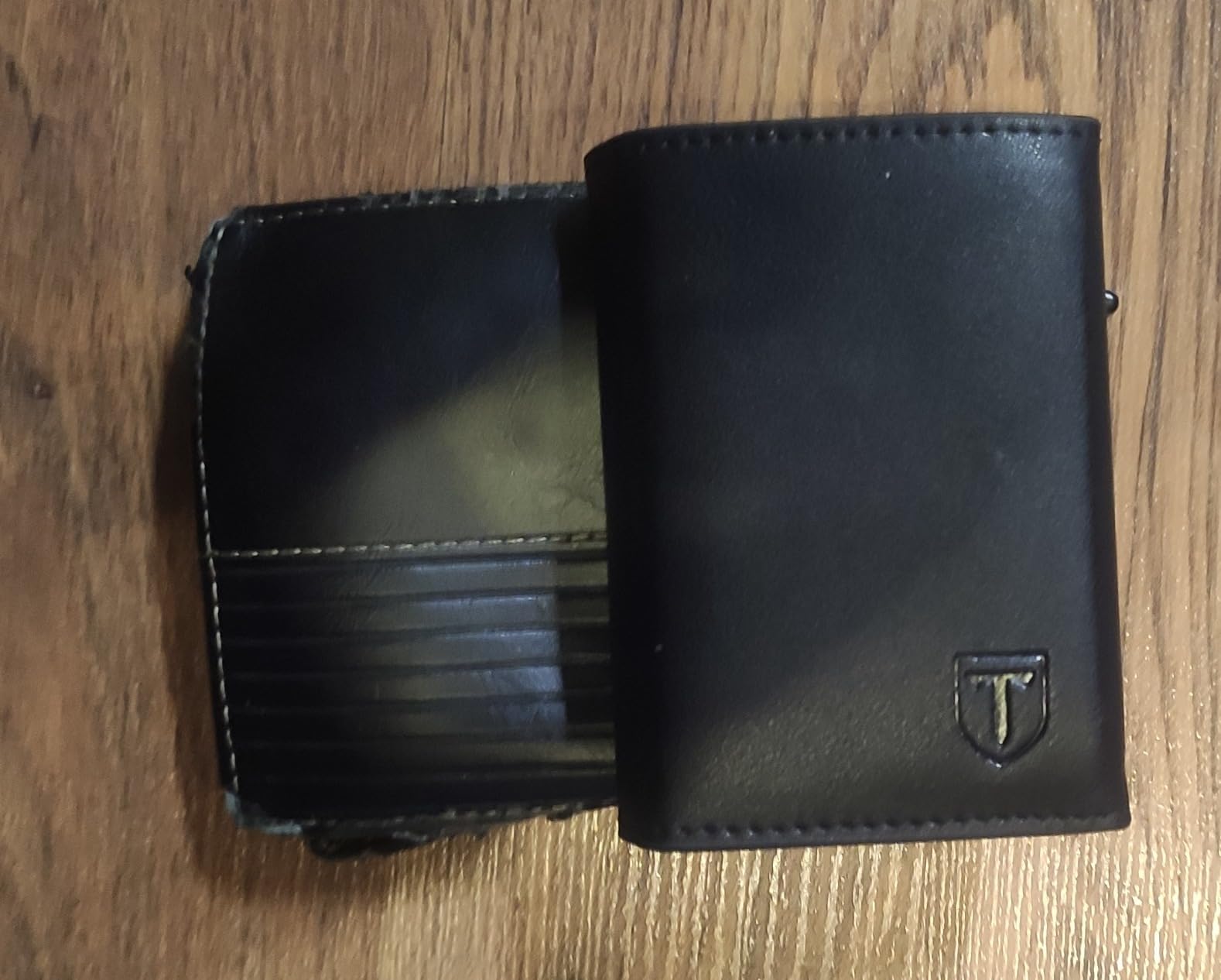 TENBST Card Holder portafoglio slim 8 carte Nero RFID