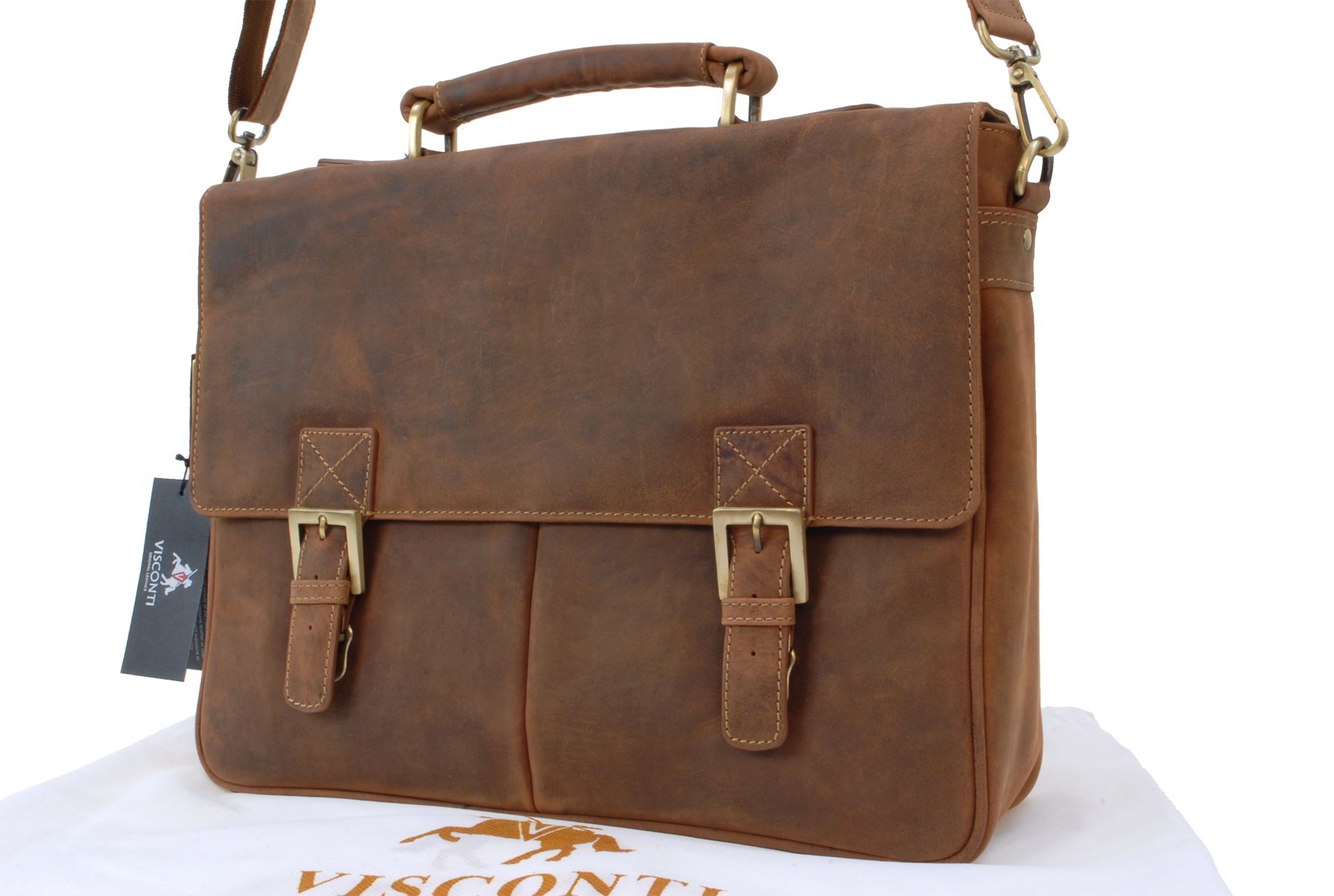 Visconti Hunters Bags 18716 Berlin borsa ventiquattrore uomo pelle PC 15 pollici