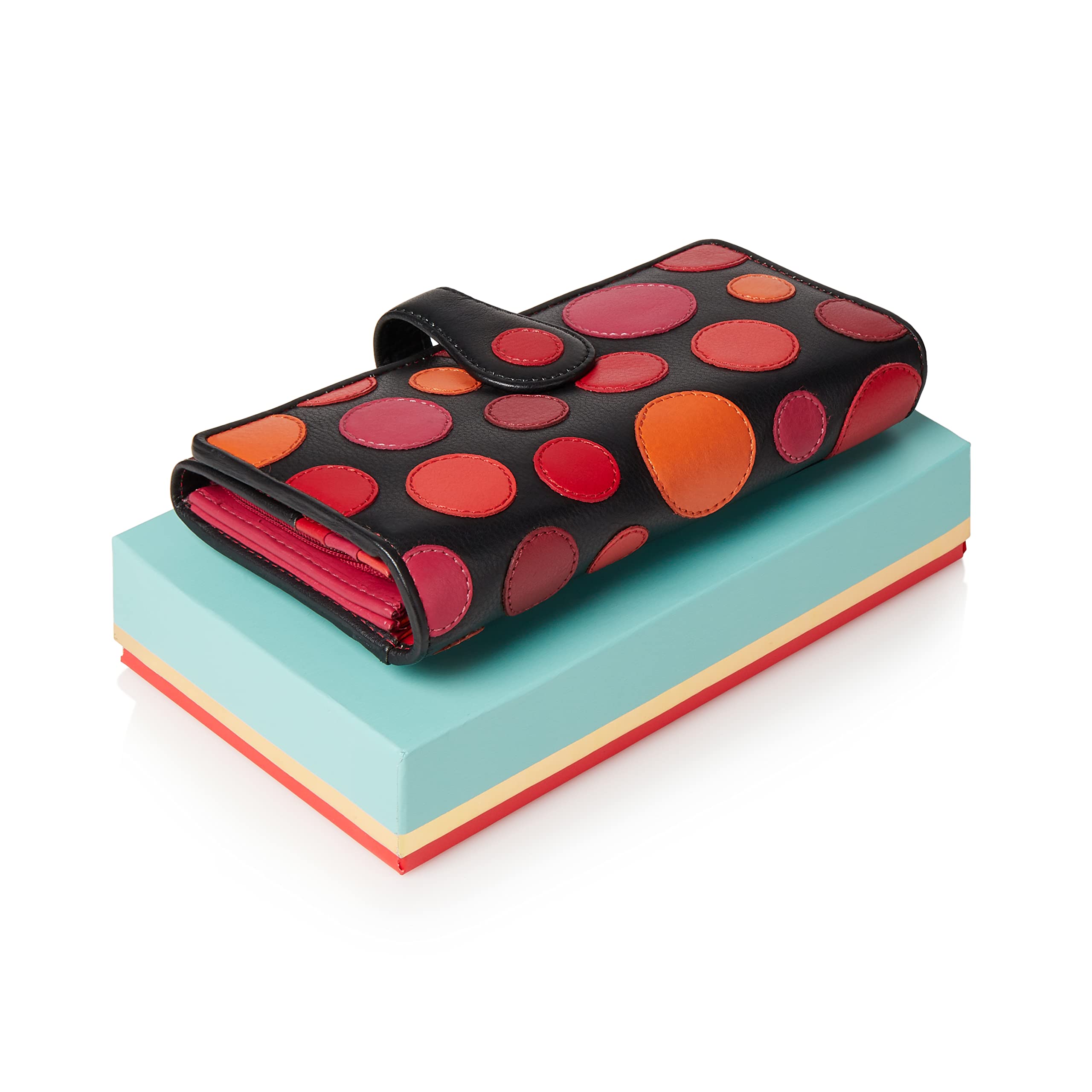 Visconti Polka P2 portafoglio da donna multicolore