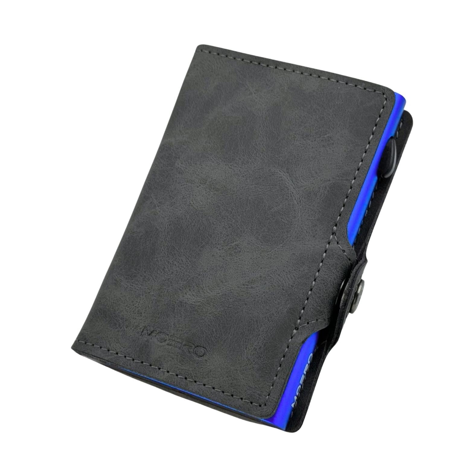 Moero Linea Classic Classic Zip Vintage portafoglio grigio RFID
