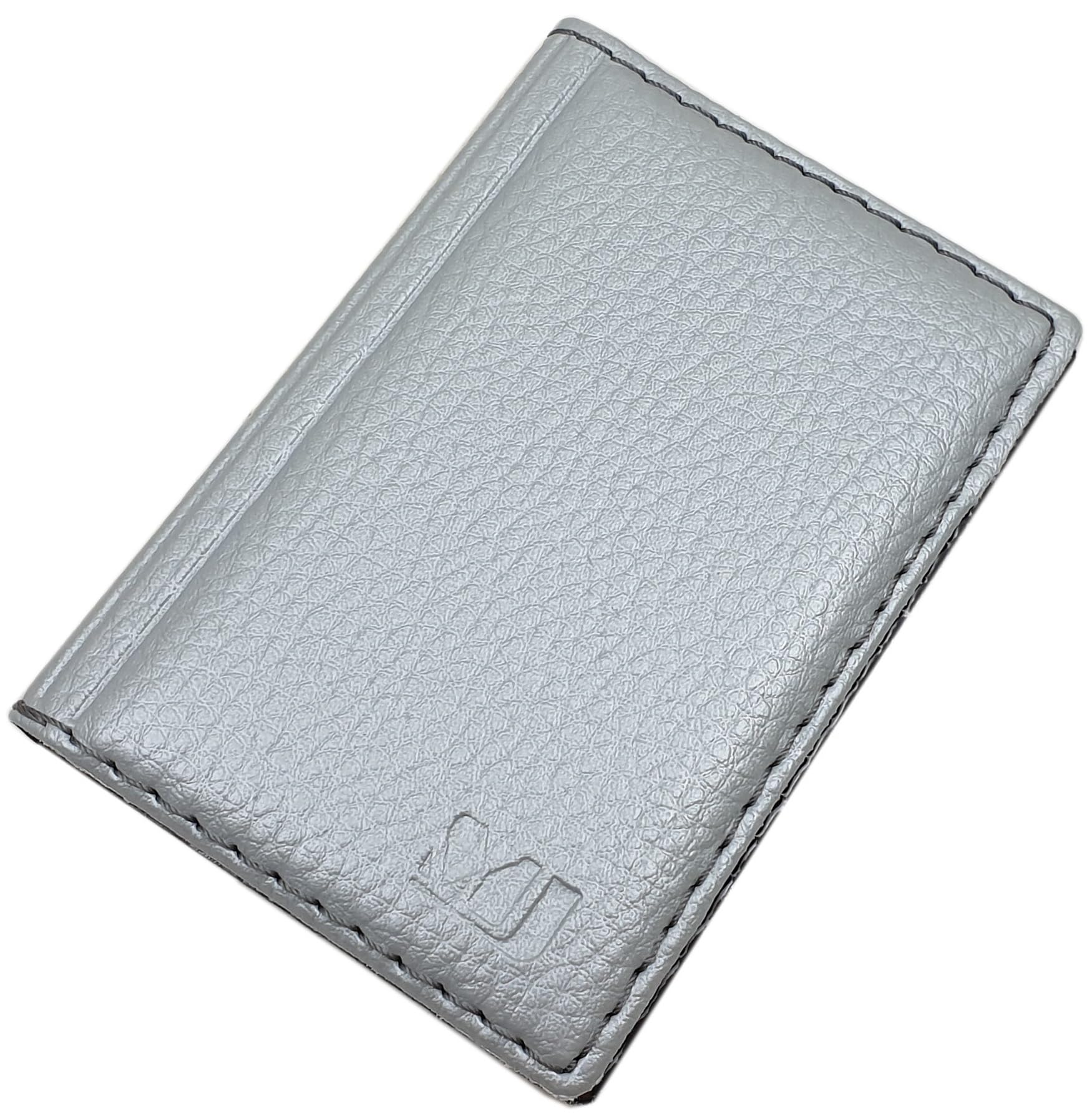 myledershop Kredit- und Visitenkartenetuis porta carte Design 4 nero