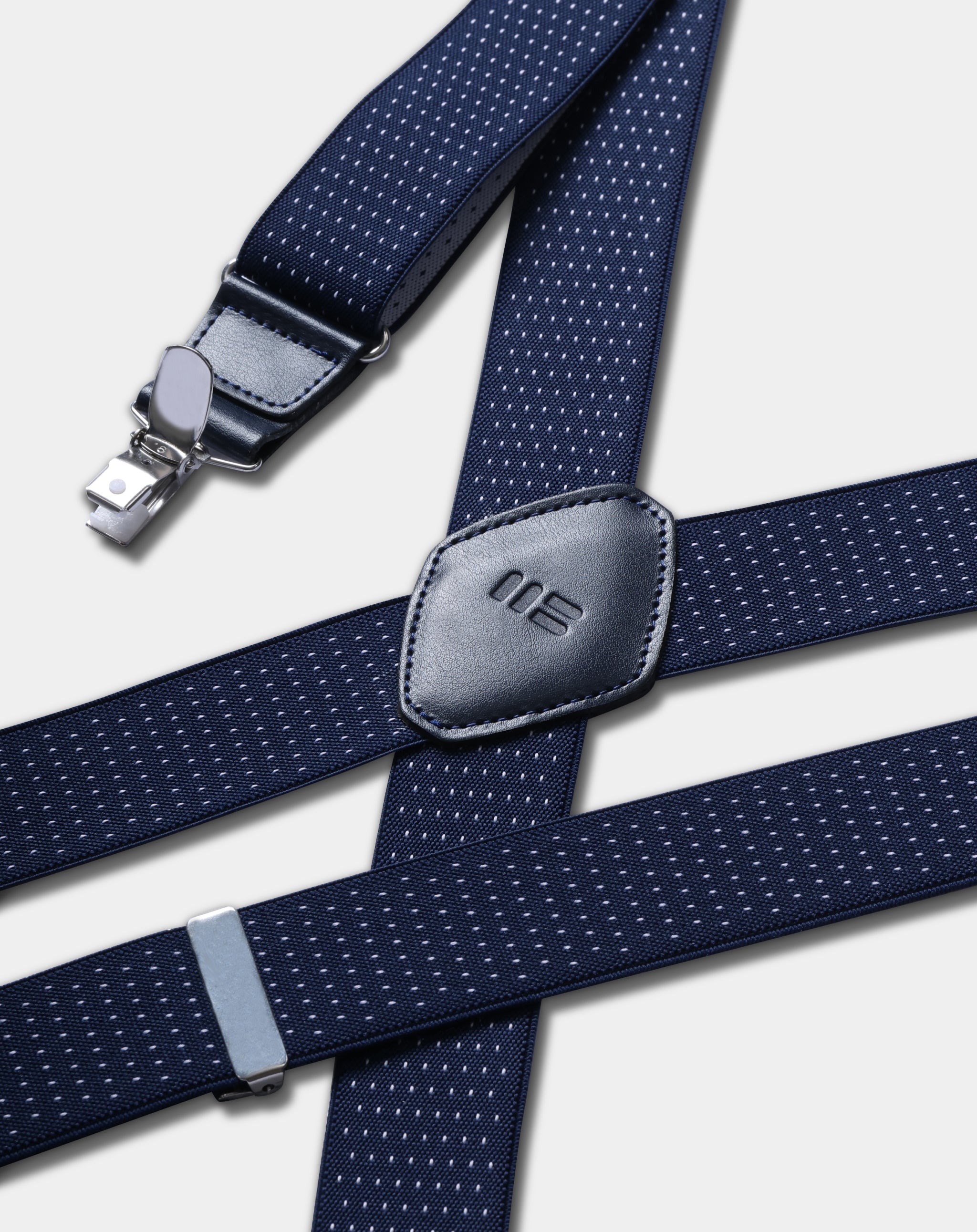 Miguel Bellido Tirantes bretelle elastiche a pois blu