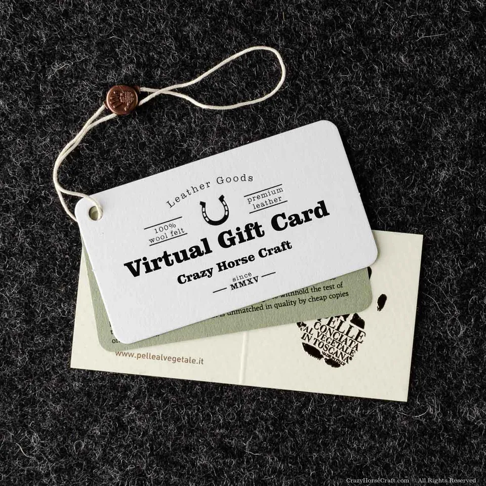 Crazy Horse Craft Gift Cards Virtual Gift Card buono regalo digitale 10 €