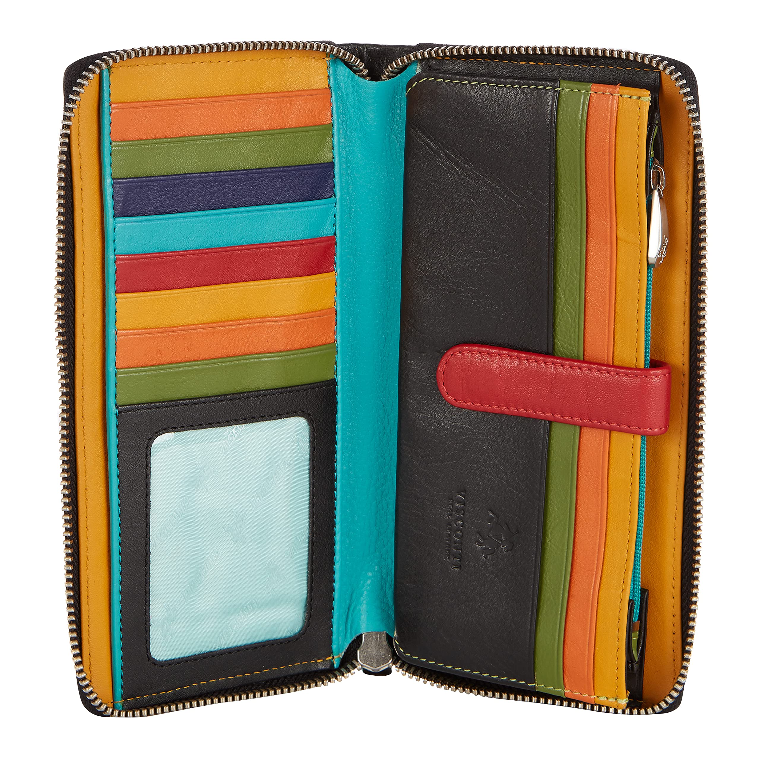 Visconti Rainbow Clara portafoglio donna multicolore RFID