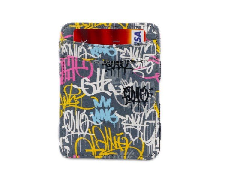 Hunterson The Graffiti Prints The OG portafoglio Hip Hop in pelle RFID