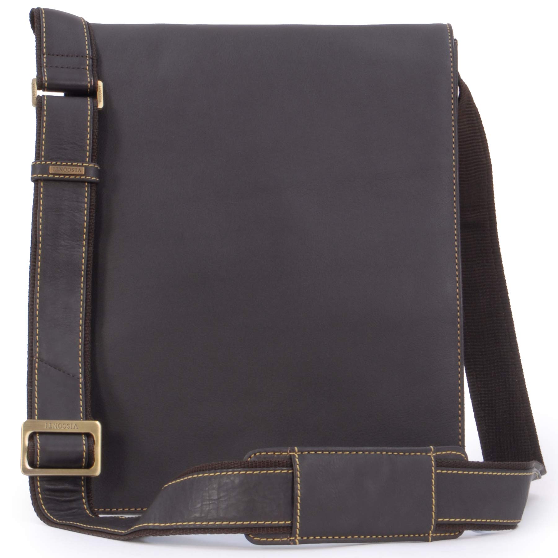 Visconti Hunters Bags 18410 Jasper borsa messenger in pelle Olio Marrone