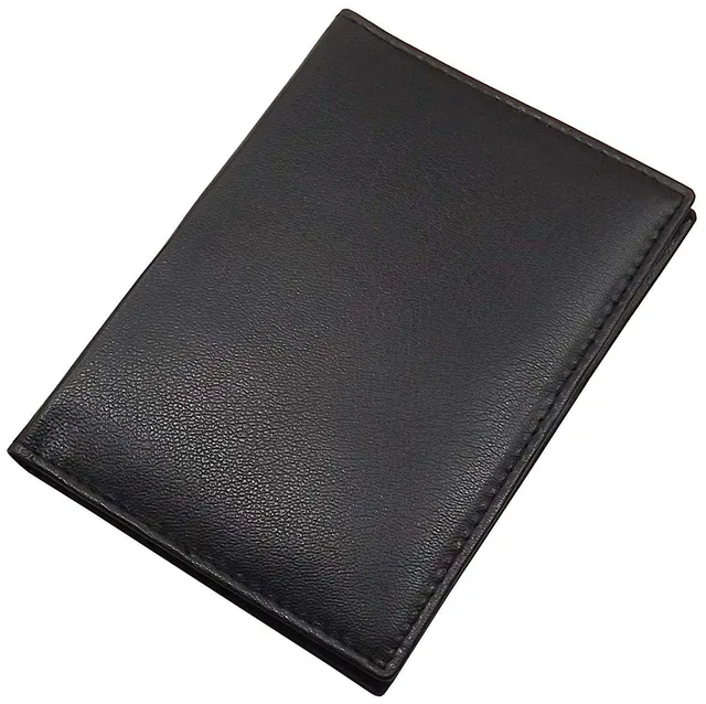 myledershop Karten- und Ausweisetuis porta documenti e carte nero pelle