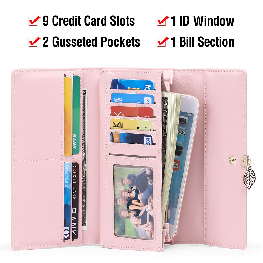 GOIACII WOMEN'S LARGE WALLET portafoglio donna grande RFID