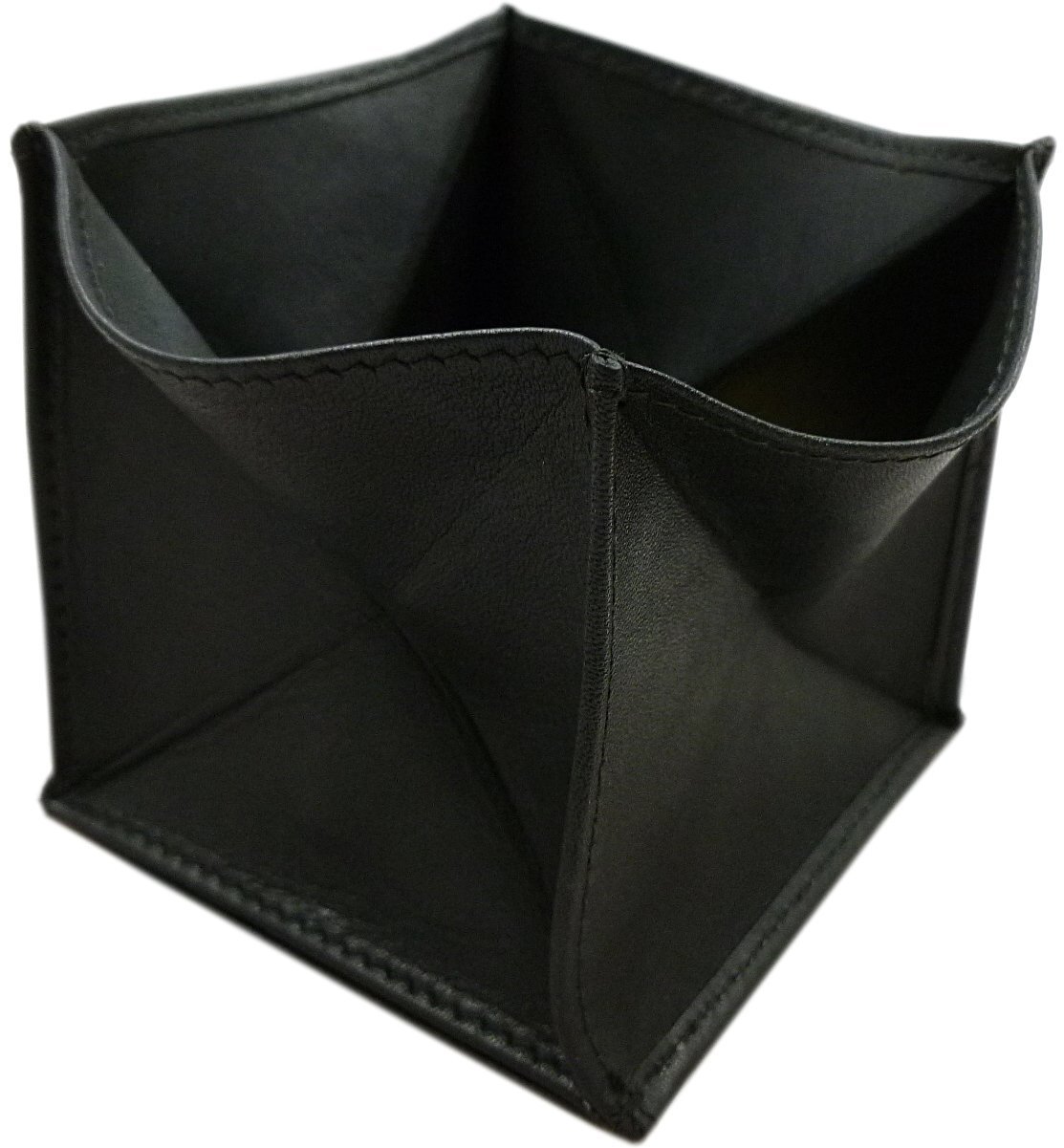 myledershop Münzbörsen portamonete marocchino nero in vacchetta