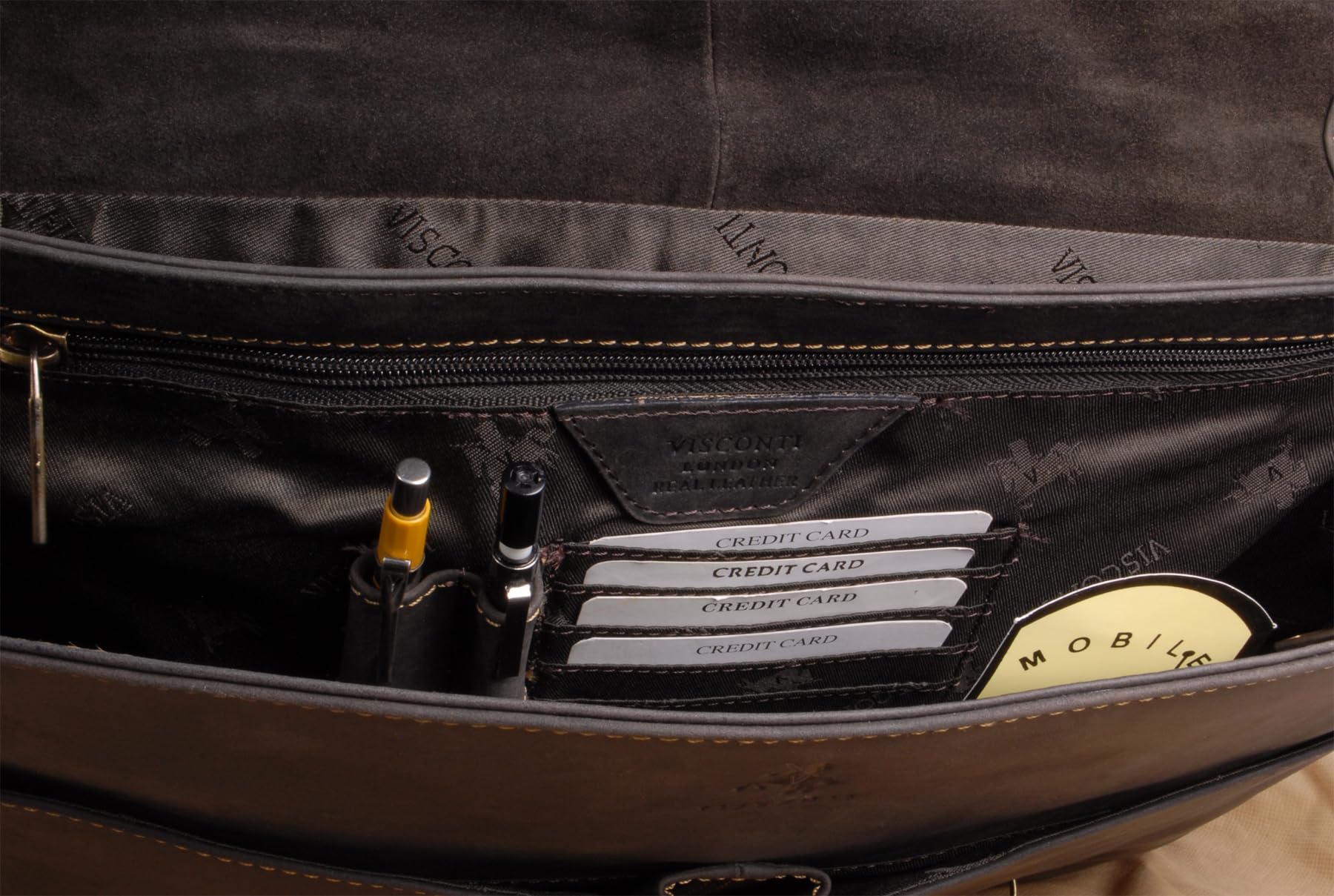 Visconti Hunters Bags 18716 Berlin borsa ventiquattrore uomo pelle PC 15 pollici