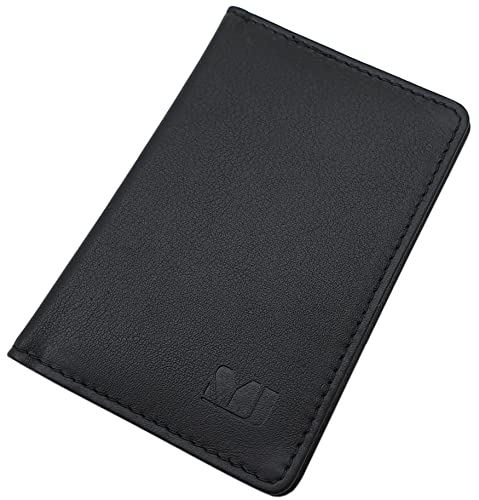 myledershop Kredit- und Visitenkartenetuis MJ-Design-Germany porta carte in pelle nero RFID NFC