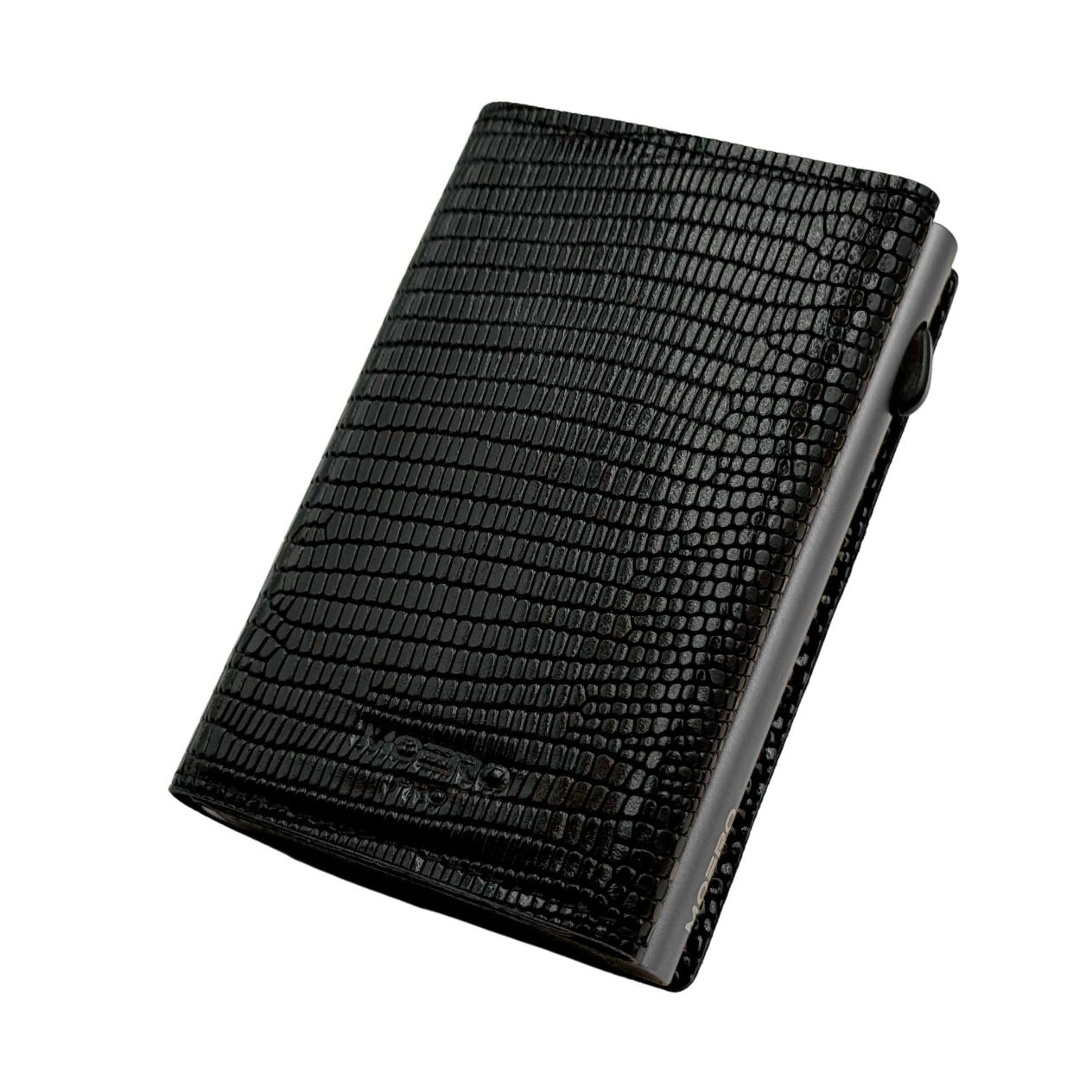 Moero Linea PRO PRO Snake Portafoglio Nero RFID stampa Snake