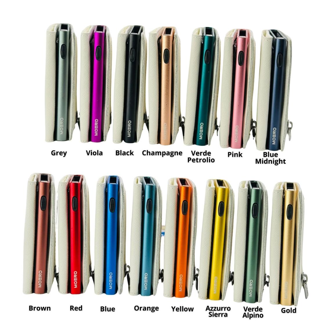 Moero Linea PRO Zip Saffiano portafoglio bianco RFID 4.0