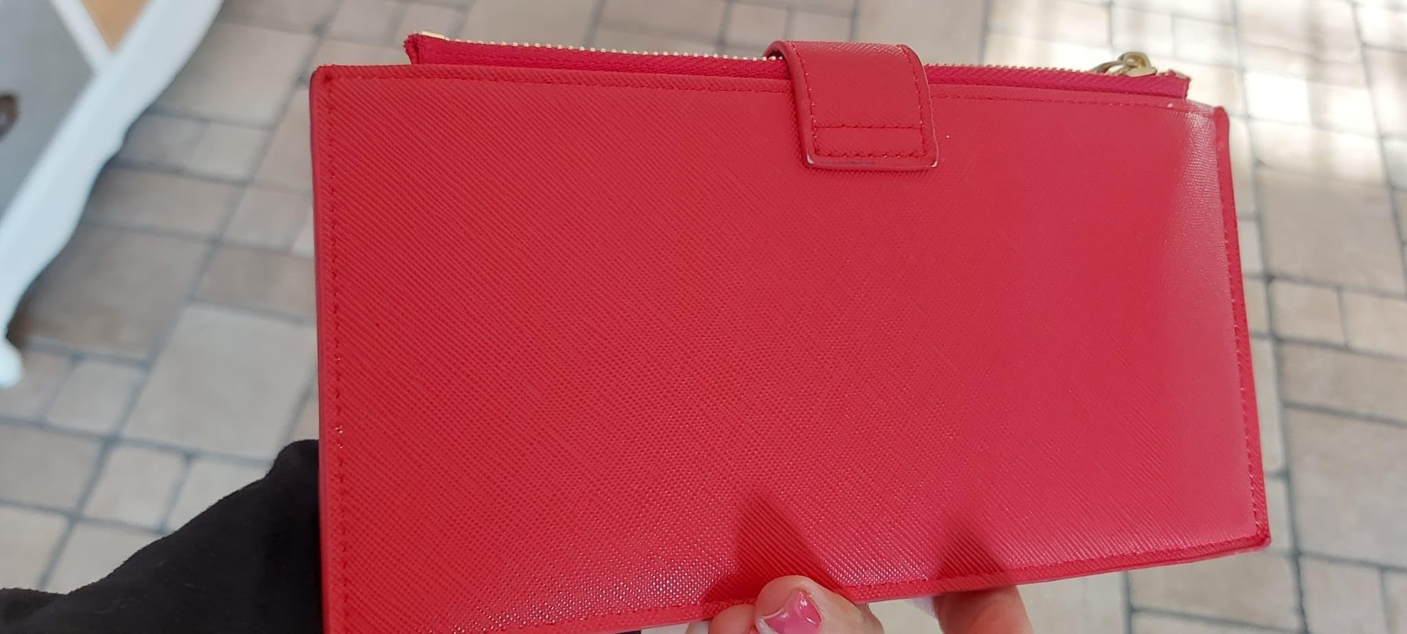 GOIACII WOMEN'S LARGE WALLET portafoglio grande da donna rosso RFID