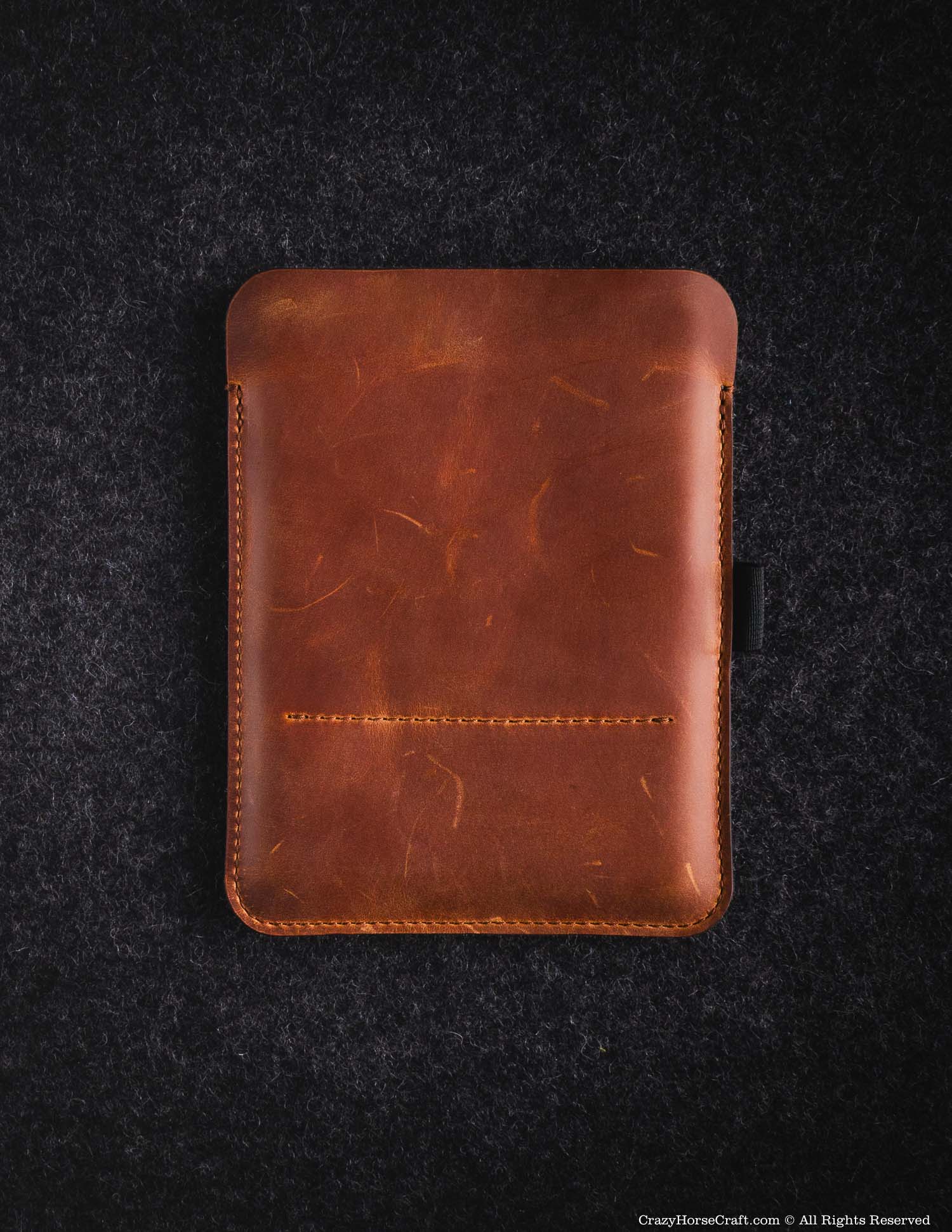 Crazy Horse Craft iPad and Kindle Cases Classic Leather & Felt Kindle Case / Sleeve custodia Kindle marrone classico in pelle vegetale