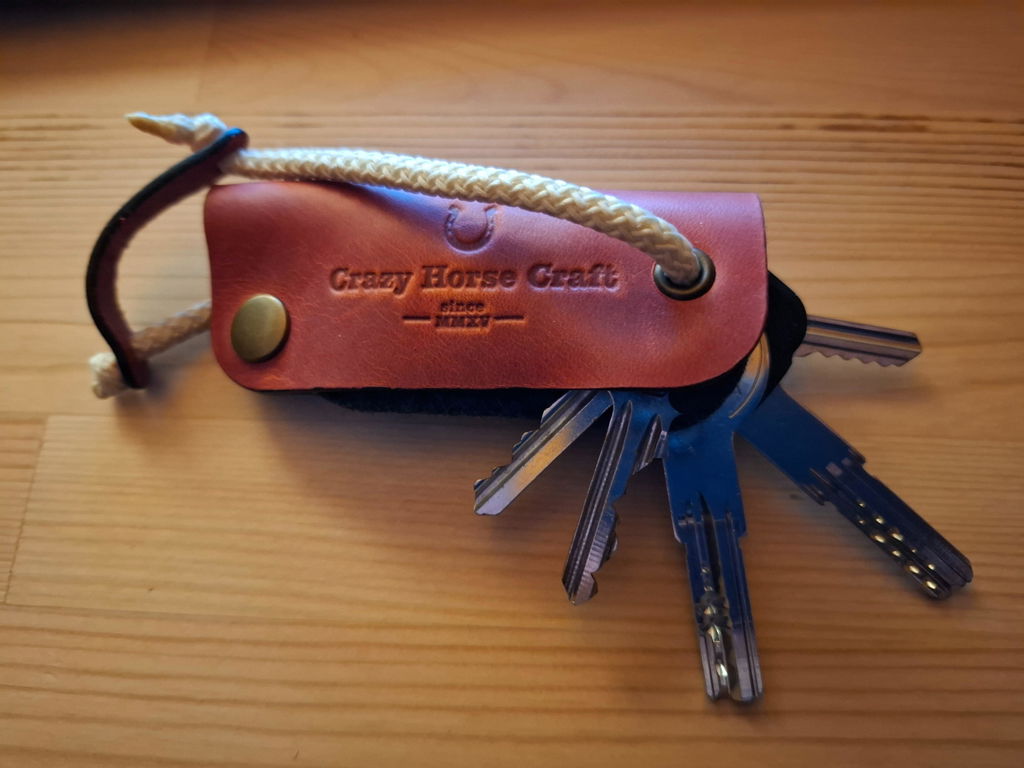Crazy Horse Craft Key Holders portachiavi organizer Fragola Red