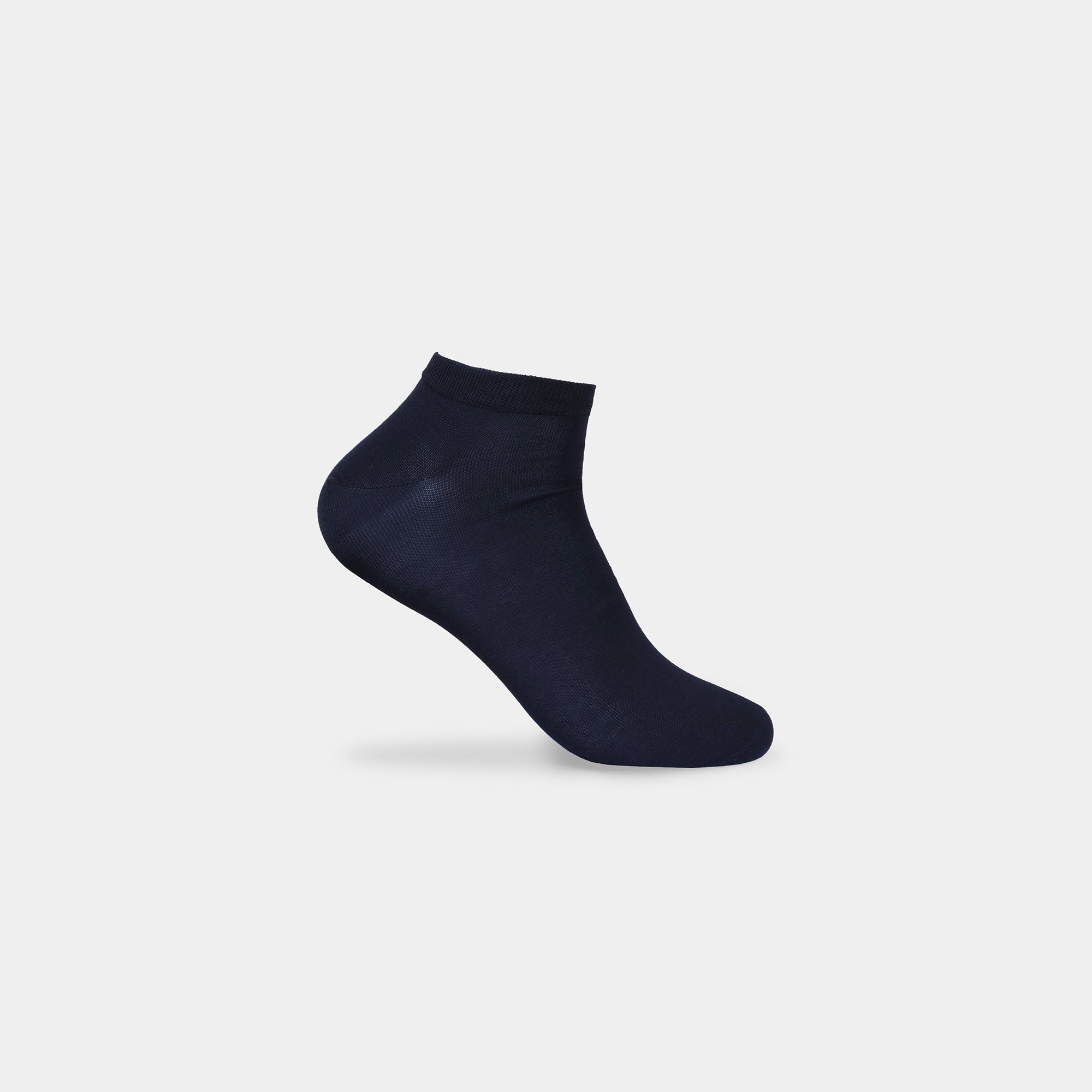 Miguel Bellido Calcetines calzini alla caviglia blu in cotone mercerizzato