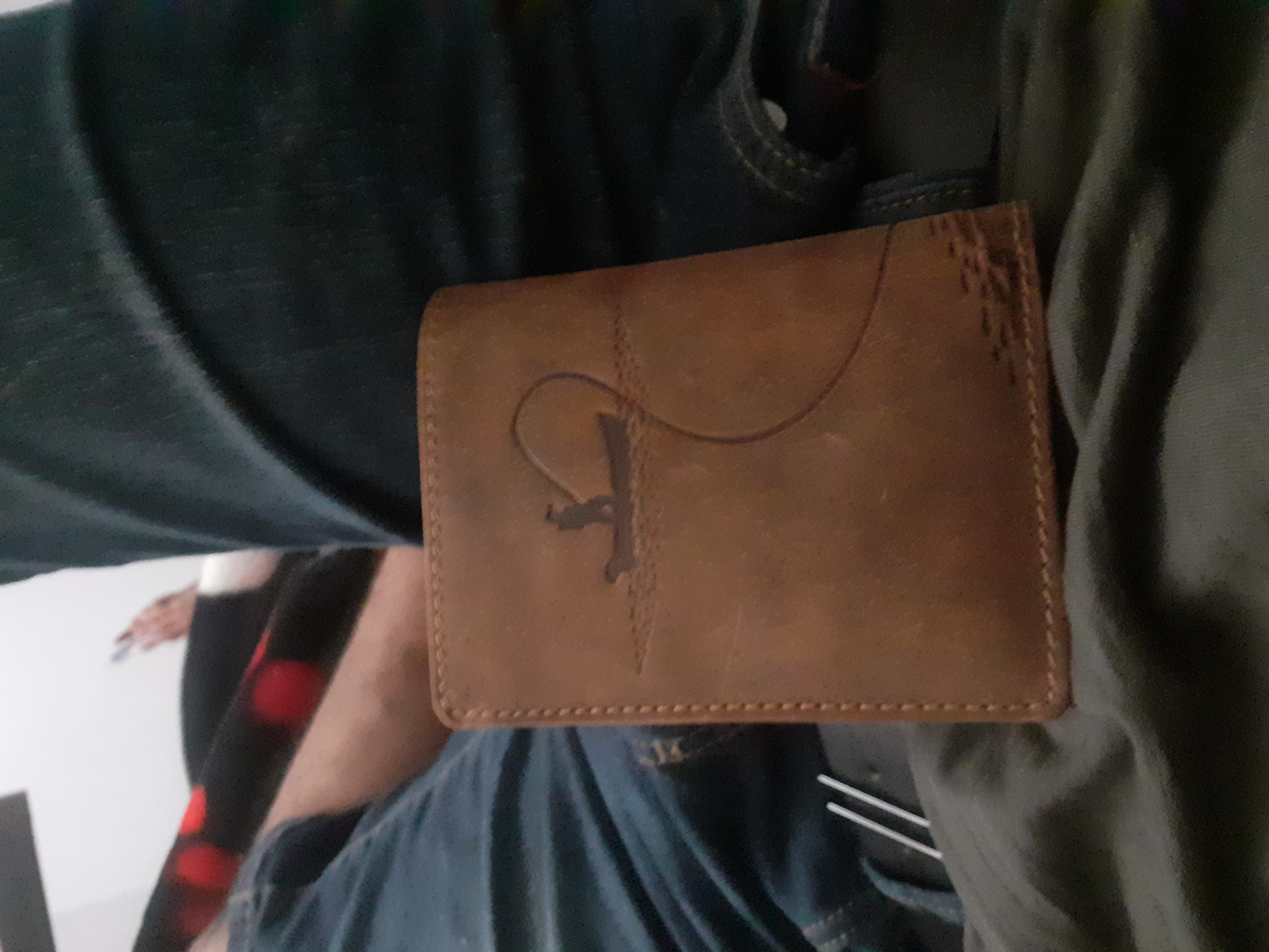 myledershop Herren Geldbörsen portafoglio pelle di bufalo marrone RFID