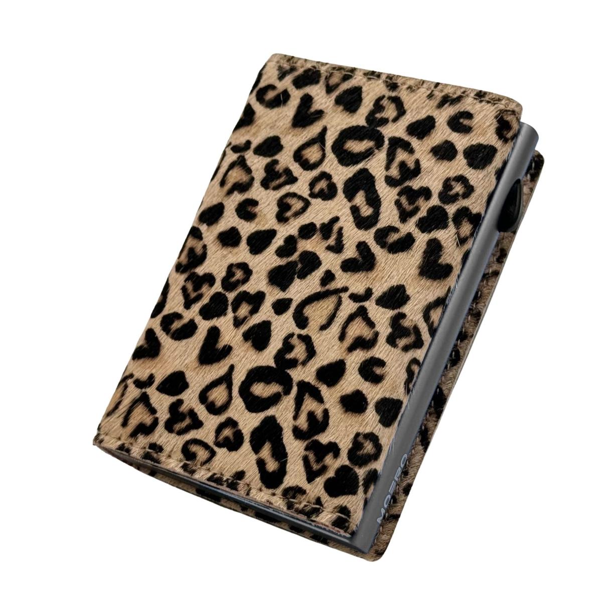 Moero Linea PRO PRO Zip Maculato portafoglio animalier con portamonete zip