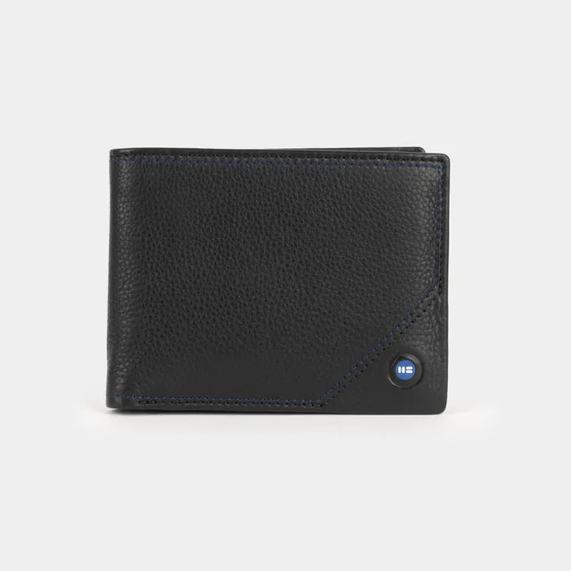 Miguel Bellido Carteras Billetero Hamburgo portafoglio nero pelle vacchetta RFID