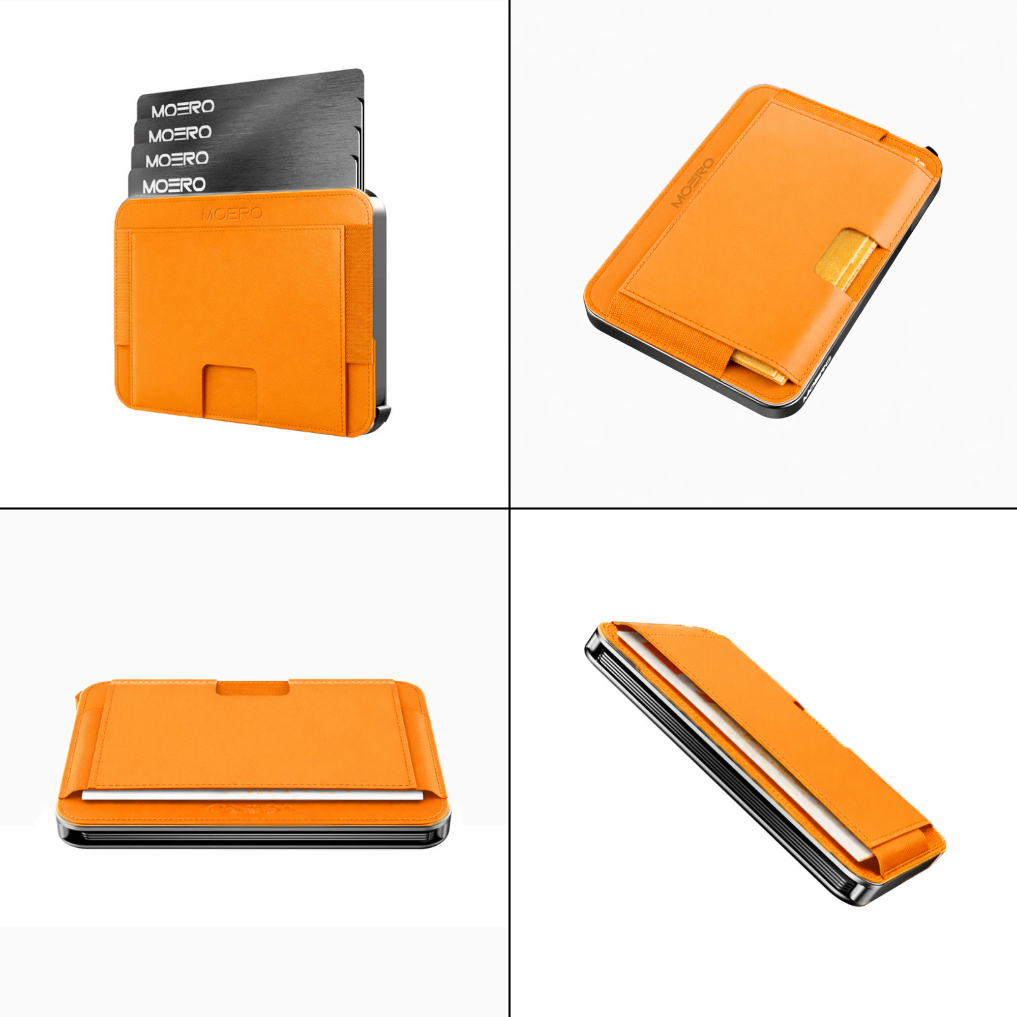 Moero Linea M2 Ultra M2 Ultra 17Pro Edition portafoglio Arancione Cosmico MagSafe