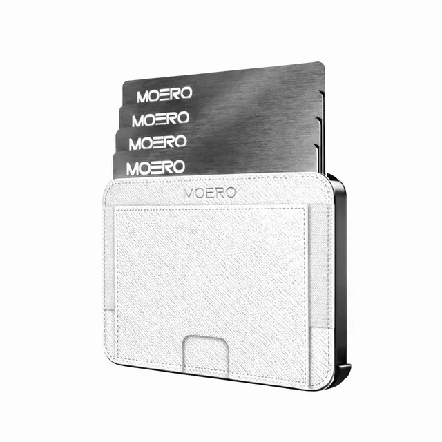 Moero Linea M2 M2 Pro White MagSafe portafoglio RFID