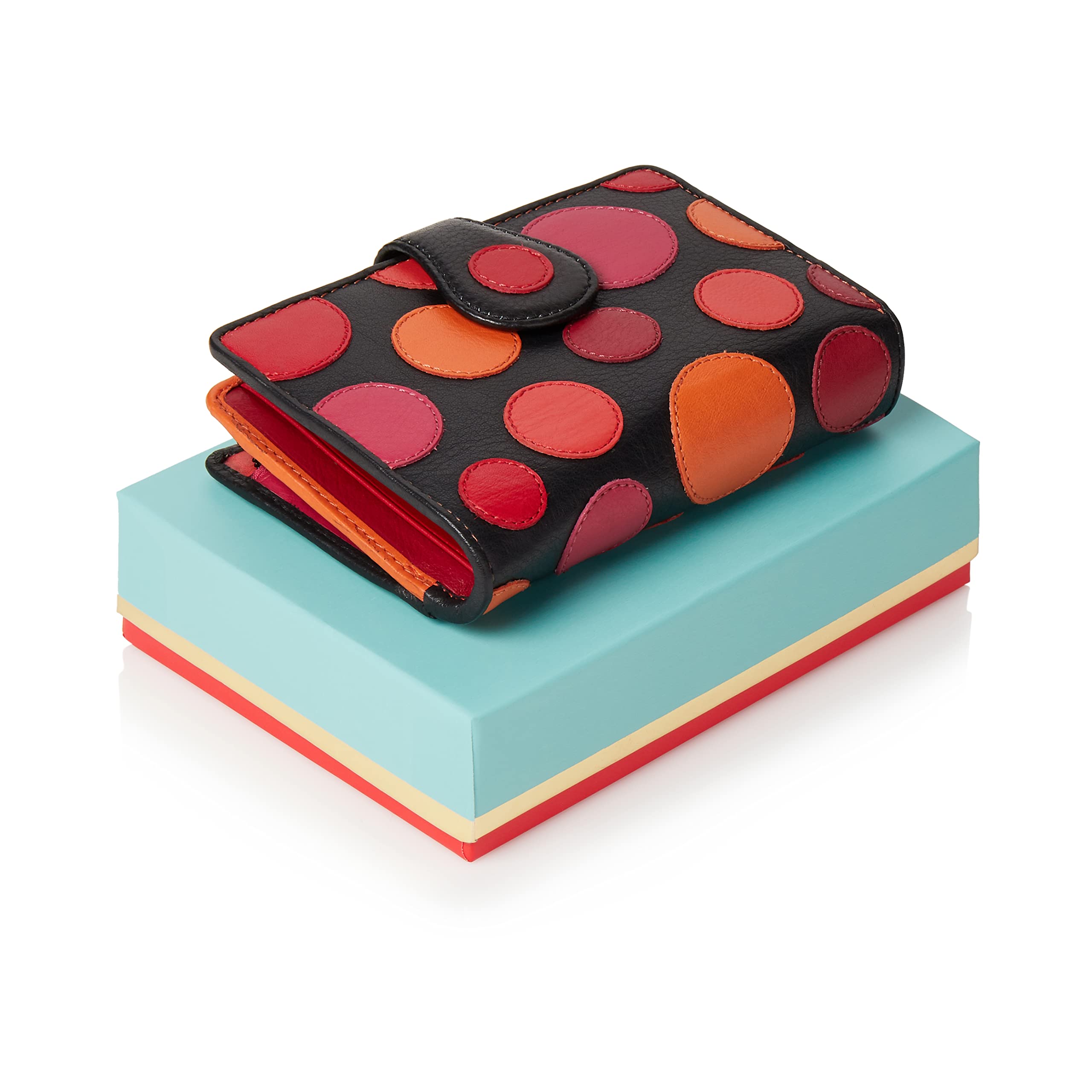 Visconti Polka portafoglio donna P1 M 14x10 cm Bacca RFID