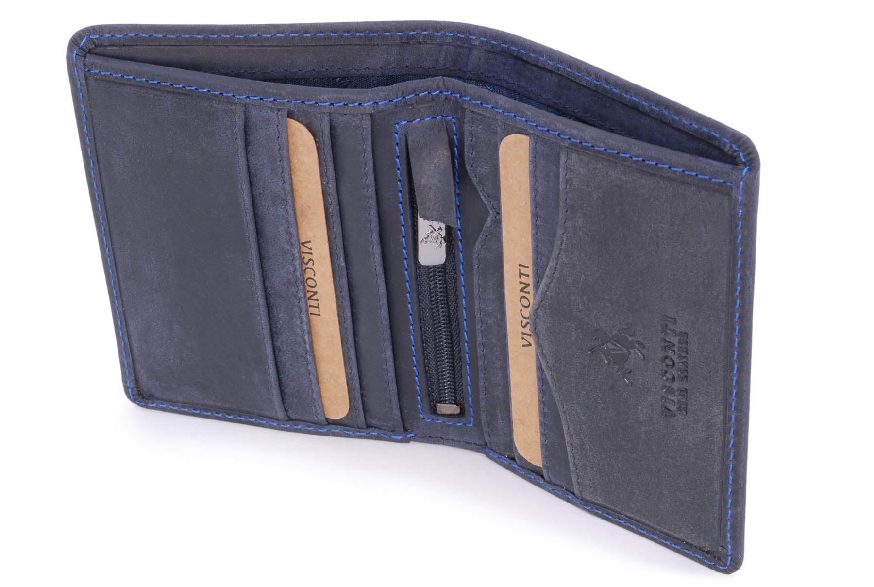 Visconti Hunters Wallets 705 Arrow portafoglio uomo pelle olio marrone RFID