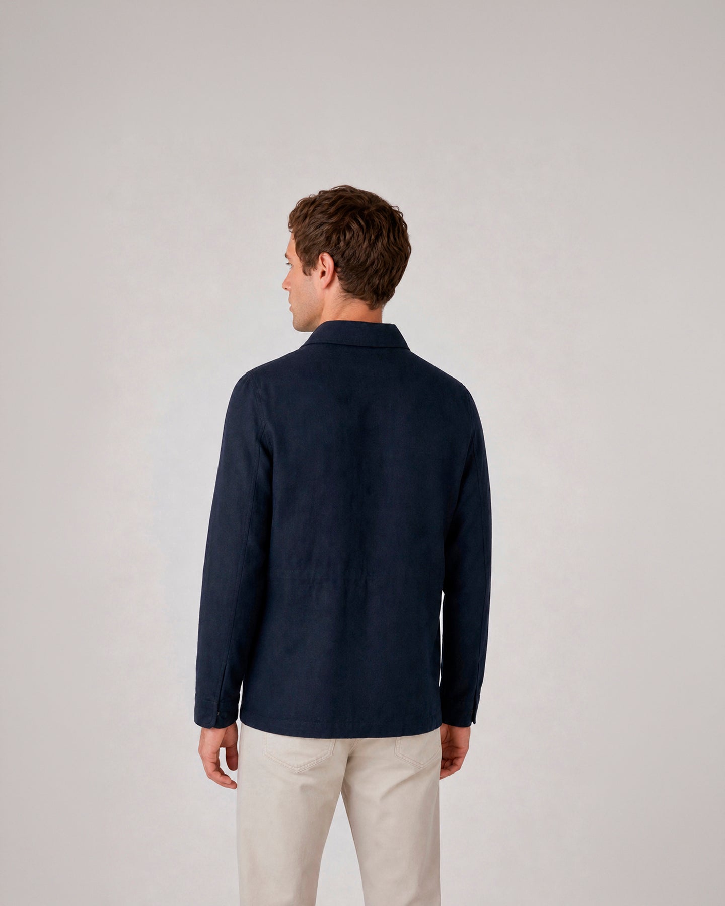 Miguel Bellido Americanas, Sobrecamisas y Chaquetas Chaqueta 4 bolsillos 100% lino S azul