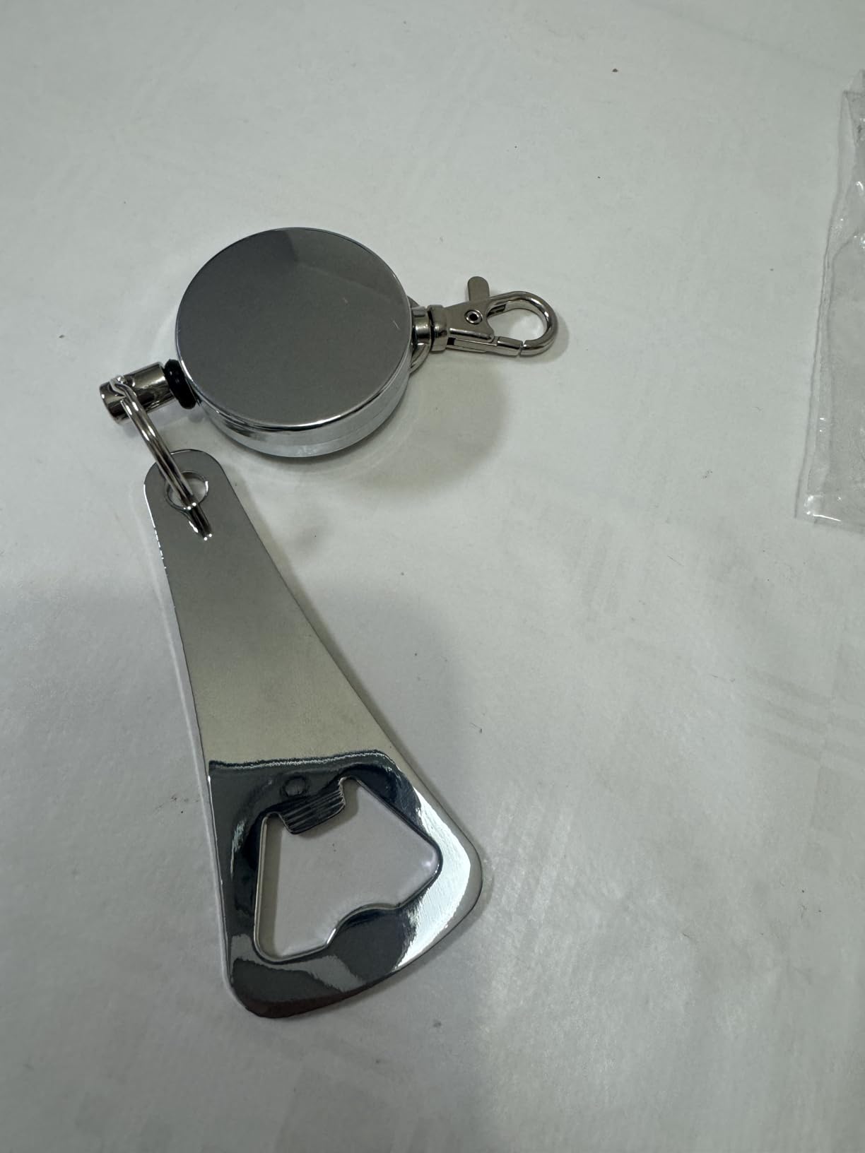myledershop Jojo’s / Rollmatiks portachiavi Rollmatic argento con apribottiglie