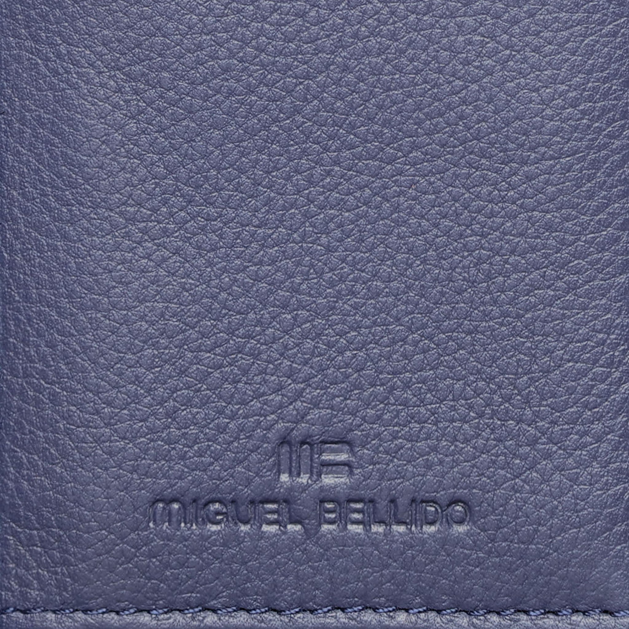 Miguel Bellido Carteras Cartera Milano con tarjetero en piel de vacuno portafoglio Nero RFID