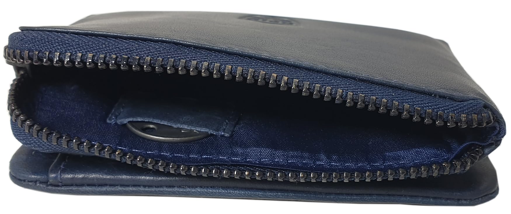 myledershop Herren Geldbörsen portafoglio uomo blu RFID