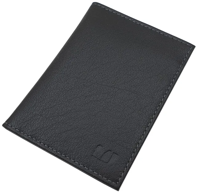 myledershop Karten- und Ausweisetuis portacarte nero RFID pelle di bufalo