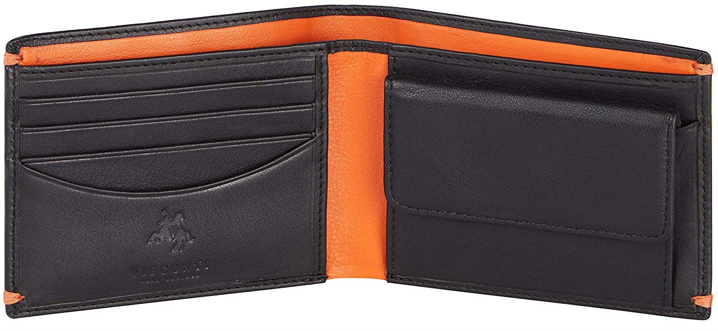 Visconti Hunters Wallets portafoglio uomo vera pelle Tap'n'Go RFID con portamonete