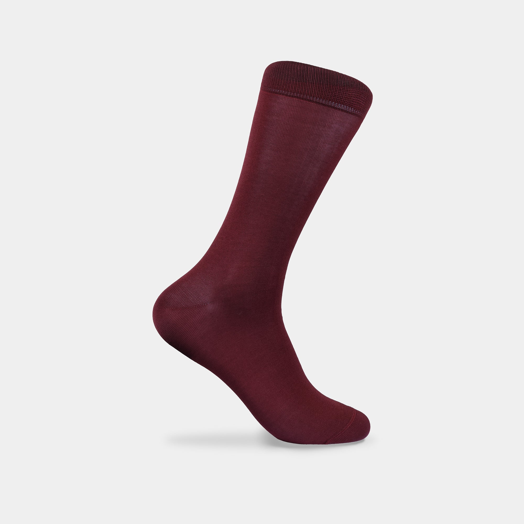Miguel Bellido Calcetines Calcetín corto calze rosso scuro 39-42 cotone mercerizzato