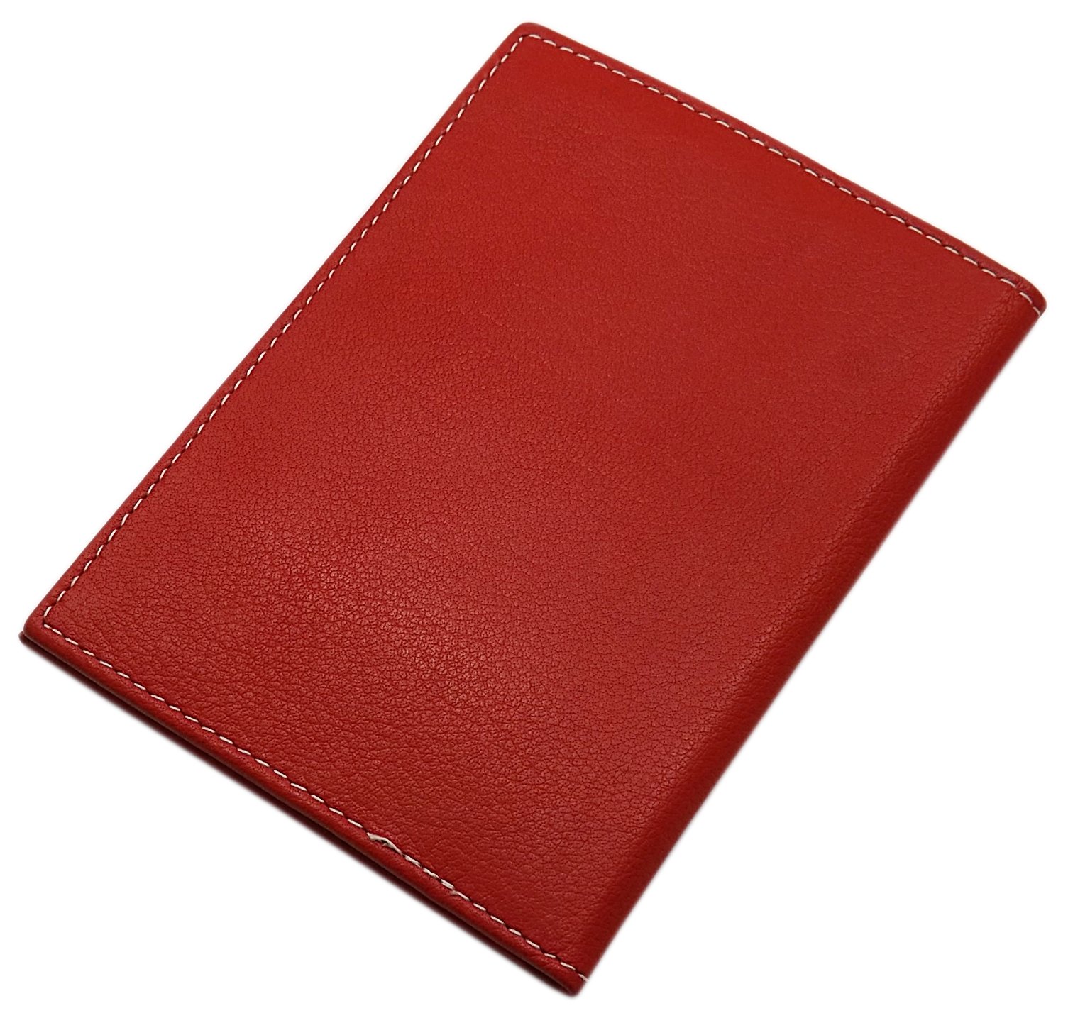 myledershop Karten- und Ausweisetuis porta carte d'identità rosso
