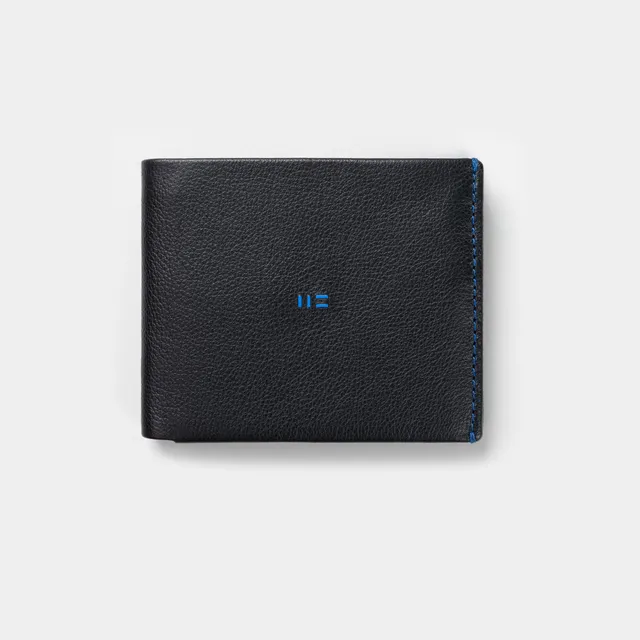 Miguel Bellido Carteras Rio portafoglio nero e blu in pelle RFID