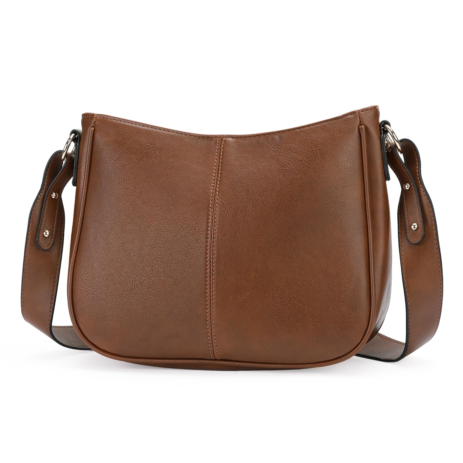 GOIACII BAG borsa hobo a tracolla donna nera con tasca posteriore