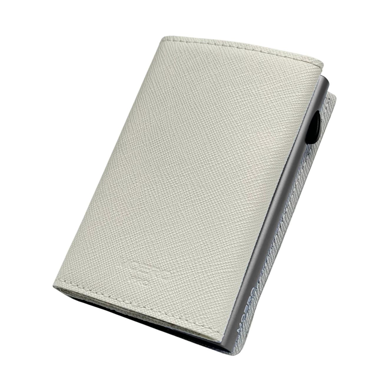 Moero Linea PRO Zip Saffiano portafoglio bianco RFID 4.0