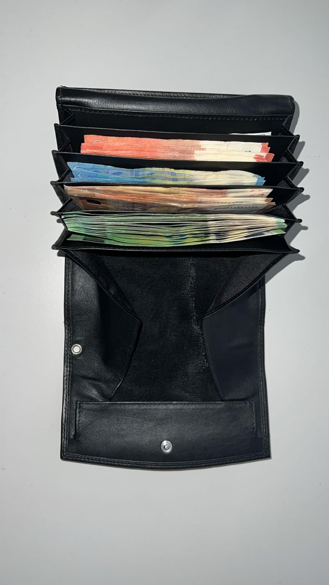 myledershop Kellnerbörsen MJ-Design-Germany portafoglio cameriere nero pelle