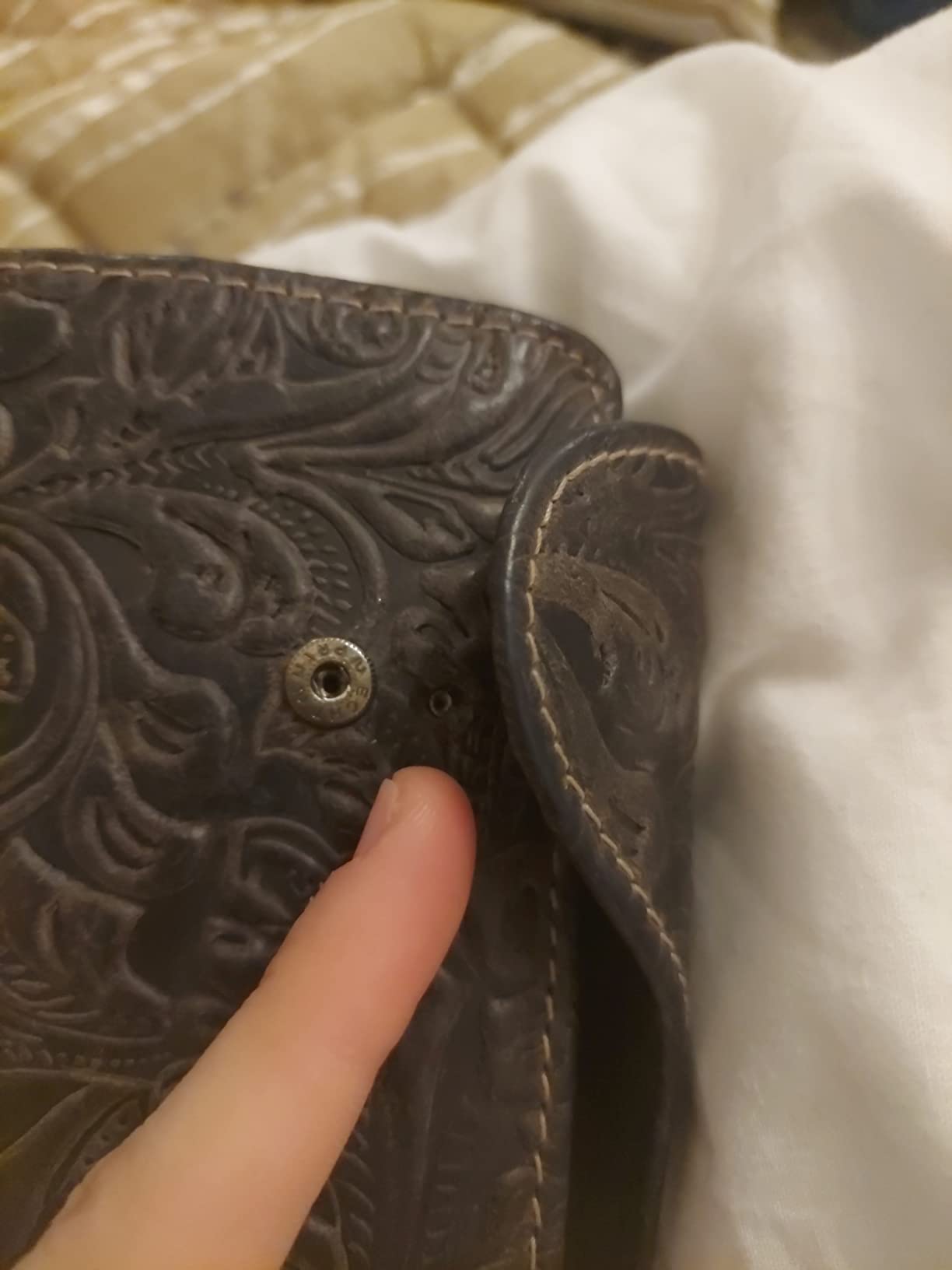 myledershop Damen Geldbörsen Vacchetta portafoglio donna Marrone RFID