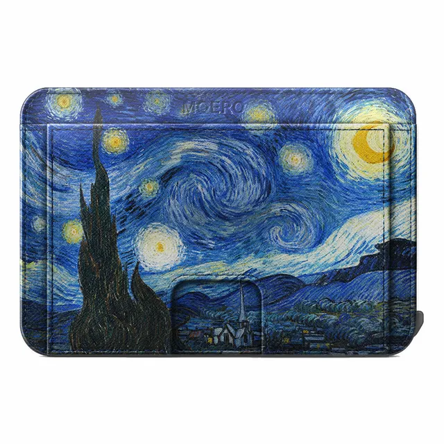Moero Edizioni Speciali M2 Pro Notte Stellata portafoglio MagSafe