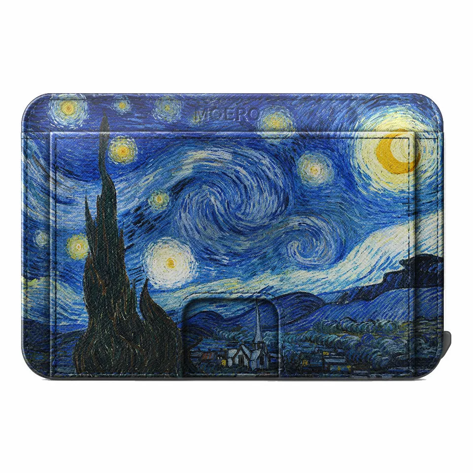 Moero Edizioni Speciali M2 Pro Notte Stellata portafoglio MagSafe