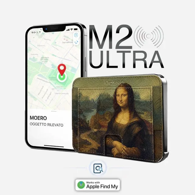 Moero Edizioni Speciali M2 Ultra Gioconda Limited Edition portafoglio MagSafe