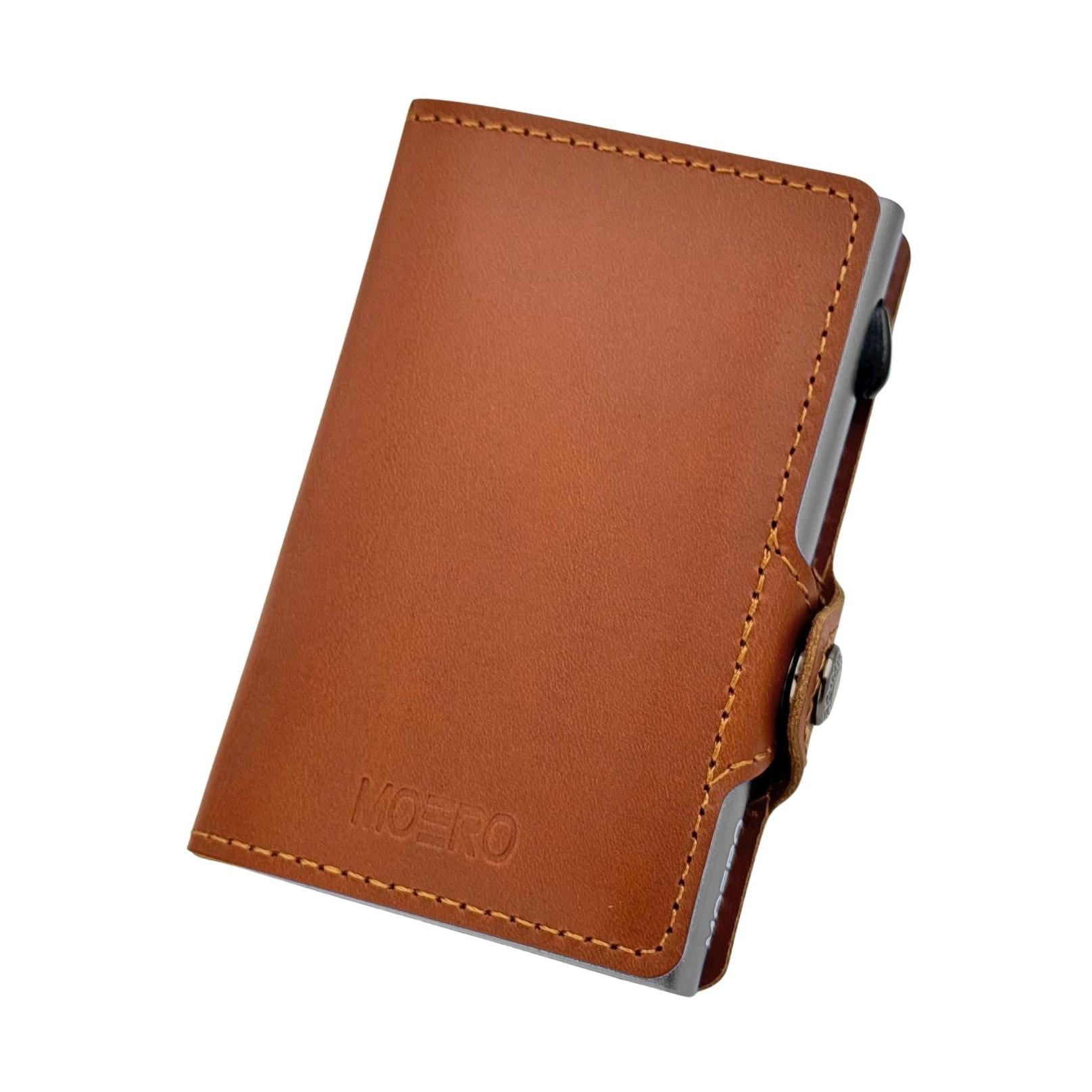 Moero Linea Classic Zip Prestige portafoglio marrone 4.0 RFID