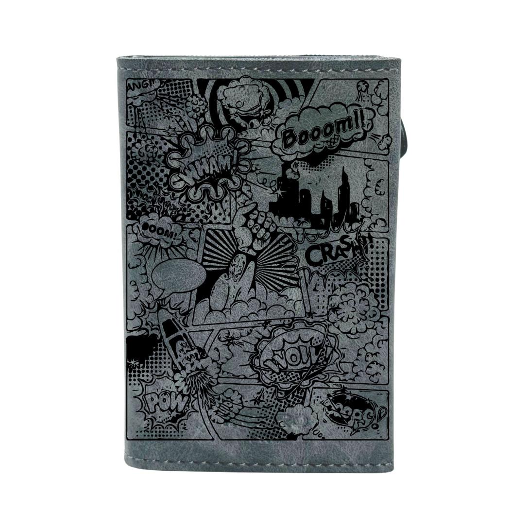 Moero Linea PRO Comic Pro Comic 1 portafoglio RFID magnetico vegano