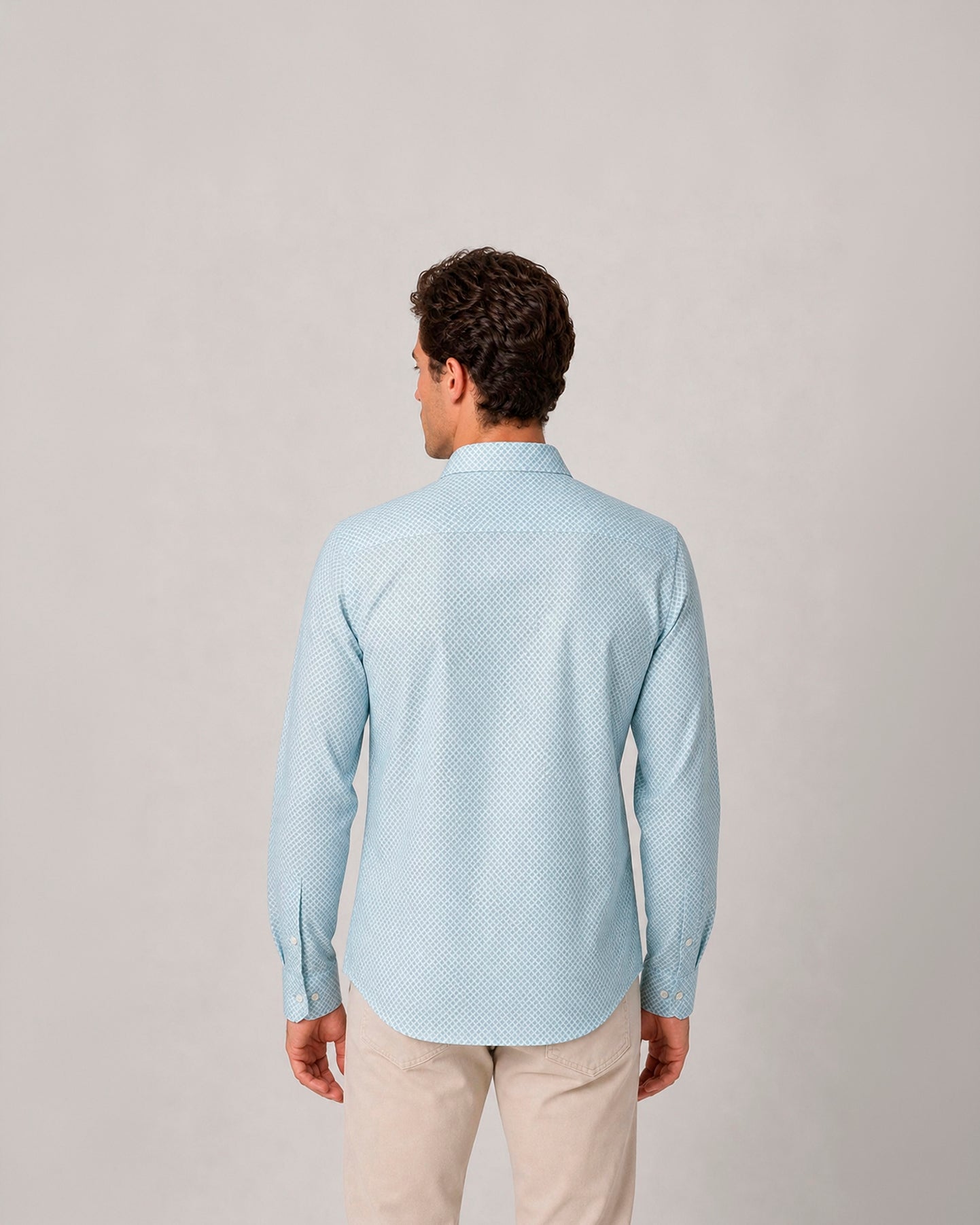 Miguel Bellido Camisas Camisa casual estampada de algodón camicia taglia 2 fantasia