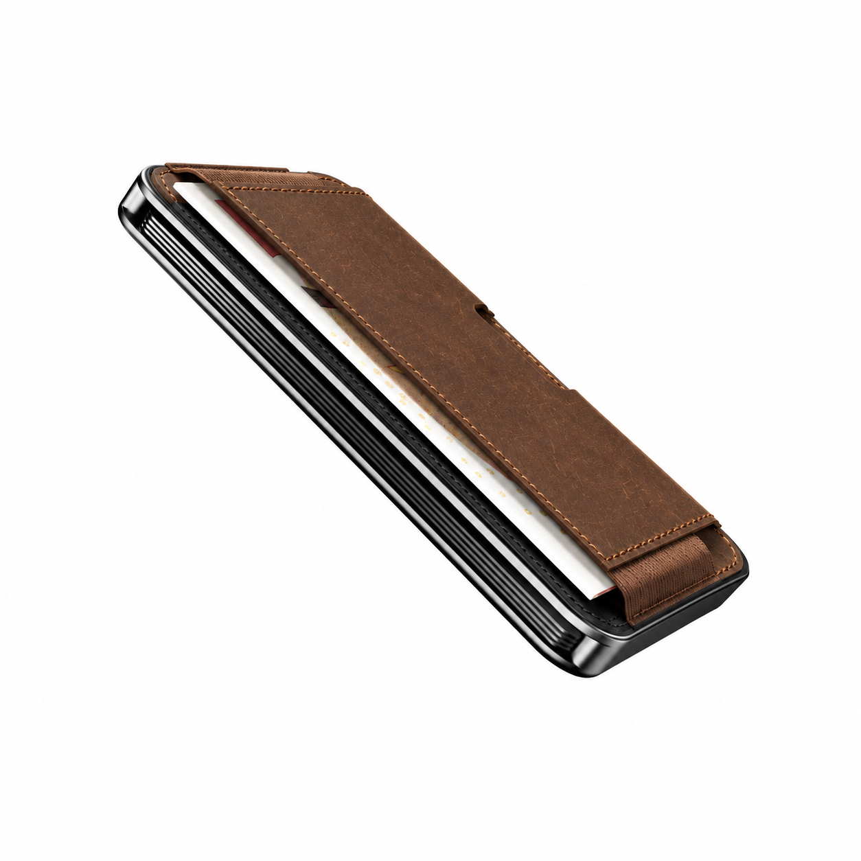 Moero Linea M2 M2 Pro Crazy Horse Cioccolato MagSafe Wallet portafoglio